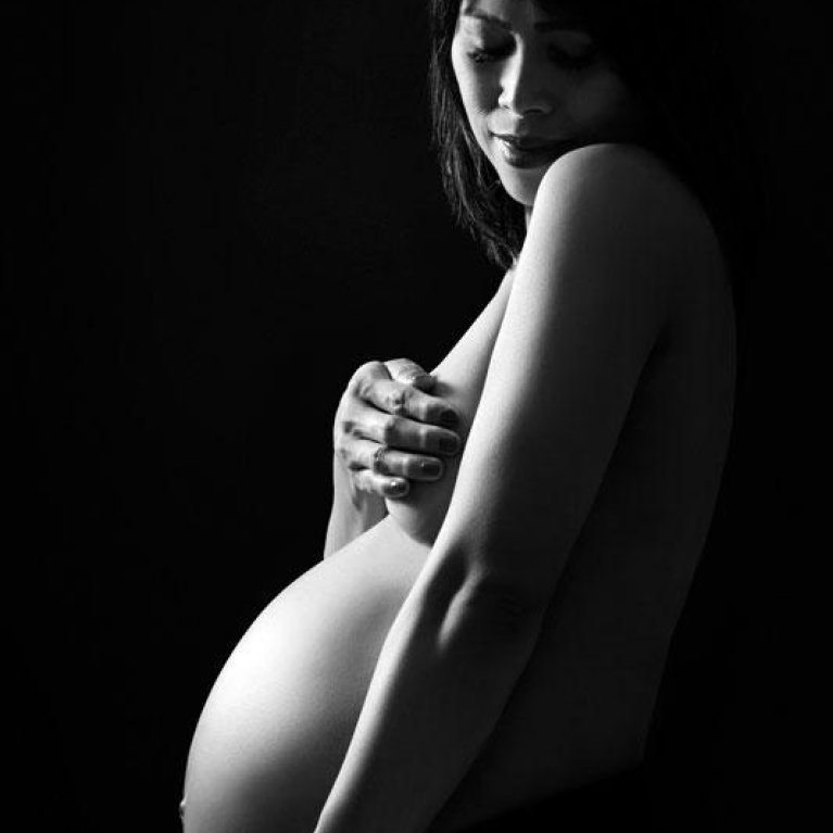sesión de fotos pack embarazo y recién nacido