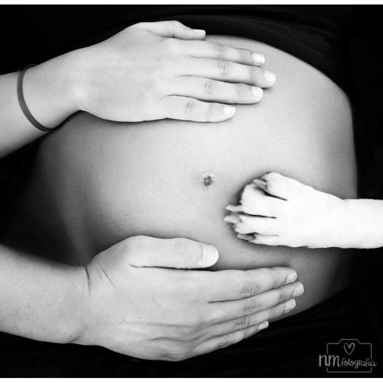sesión de fotos pack embarazo y recién nacido