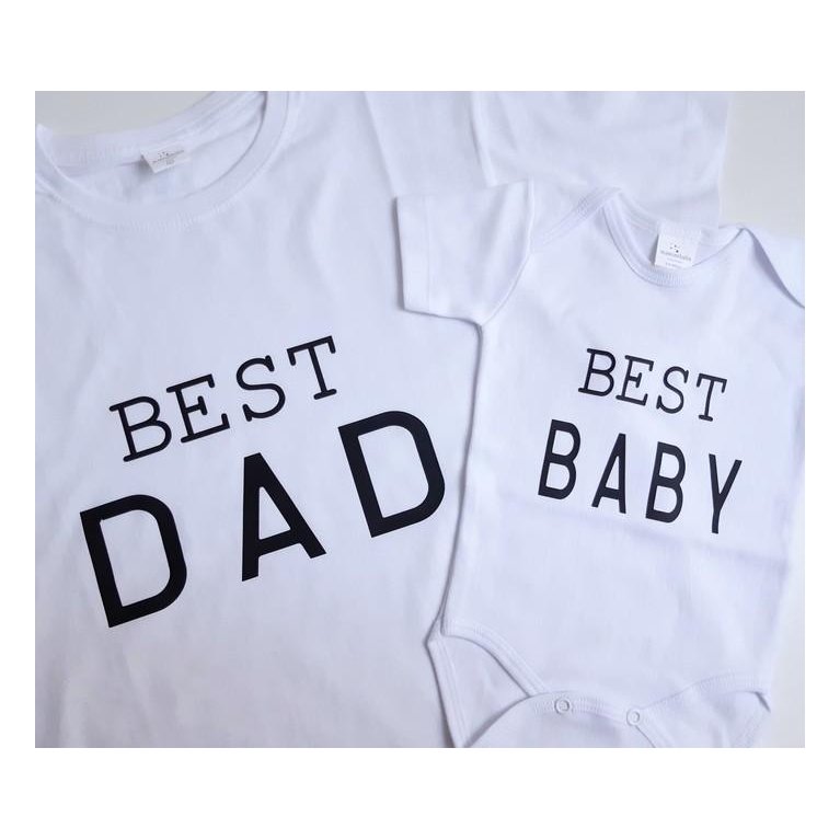 Conjunto papá y bebé BEST DAD & BABY - Maminébaba