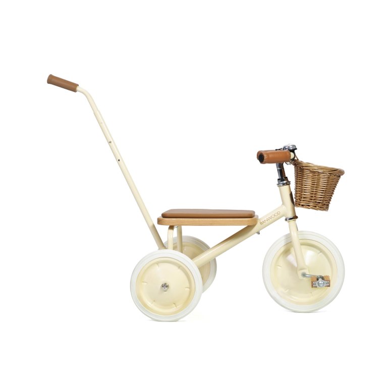 Triciclo niños Banwood - Triciclo infantil con cesta de mimbre