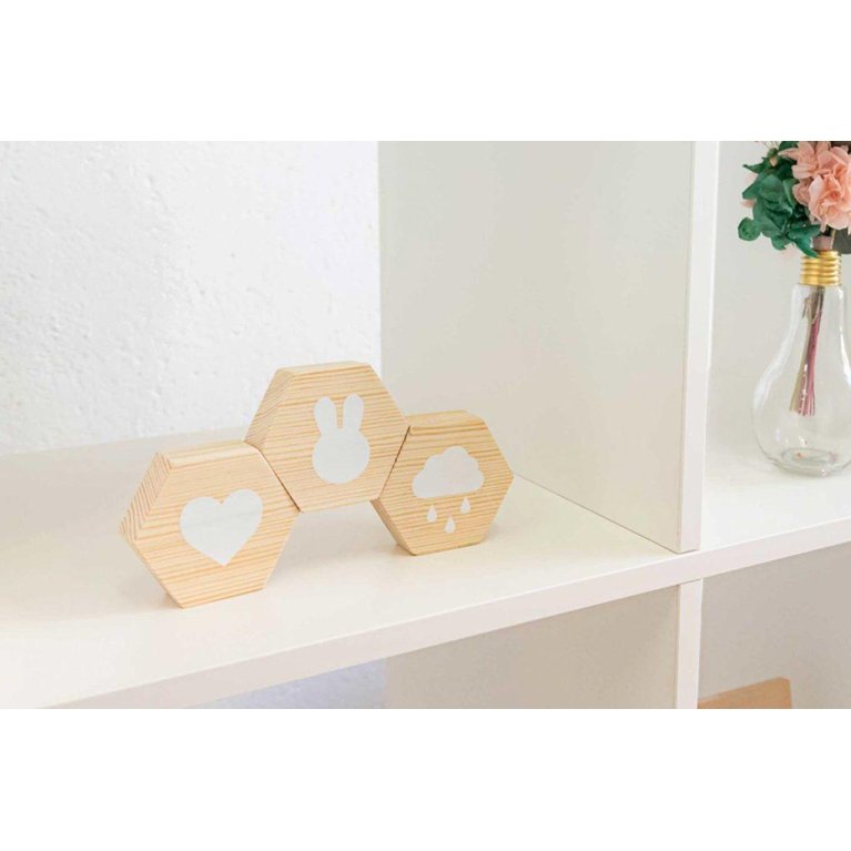 Cubos hexagonales personalizados