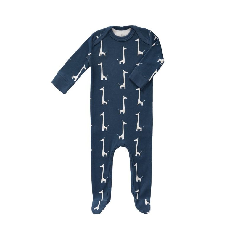 Pijama manga larga azul con estrellitas plata de Aden & Anais