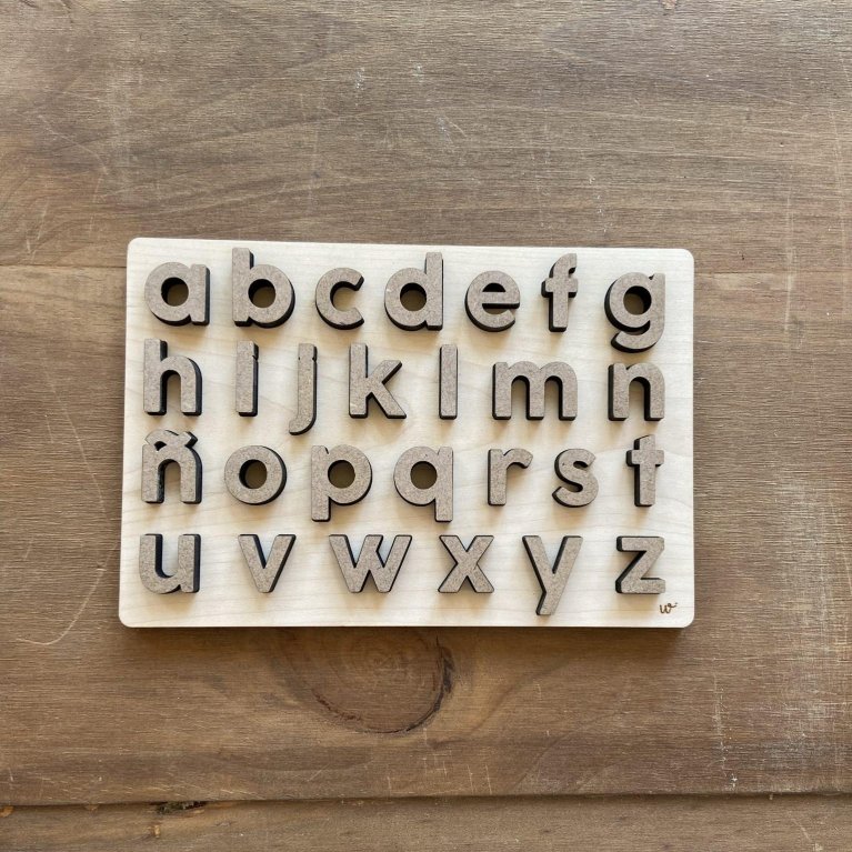Puzzle de madera abecedario 2