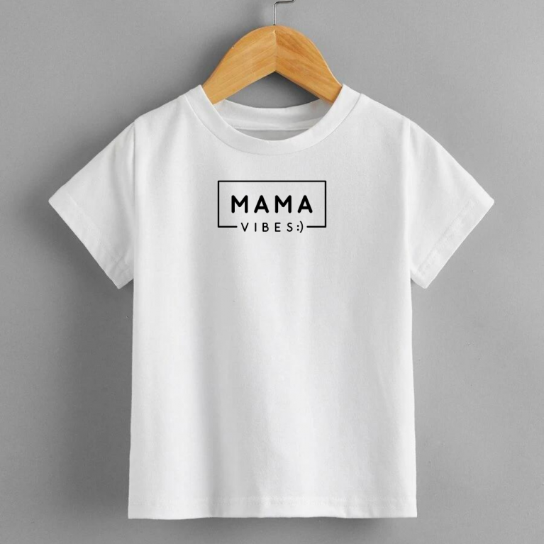 Camiseta "mama vibes"