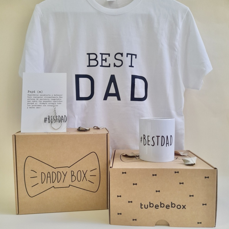 Caja regalo Papá "BEST DAD": regalo original para padres