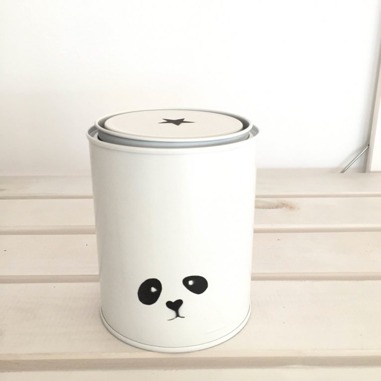 Cubo para guardar cosas - Diseño Panda