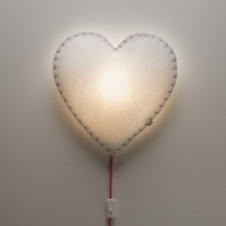 Lámpara de pared 'corazón' - Buokids