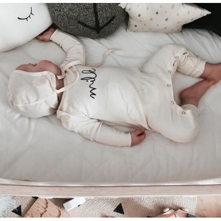 Pijama para bebé orgánico 'Milk'